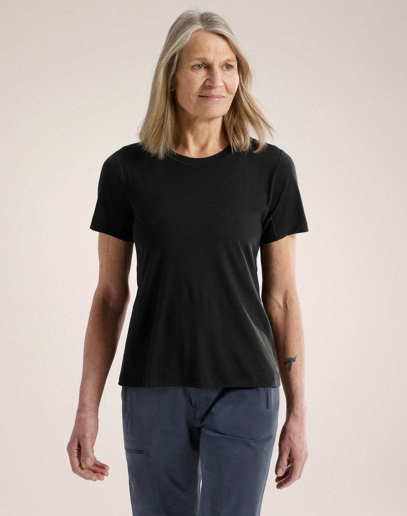 Arc'teryx Lana Merino Wool Crew Shirt SS Women's - Black