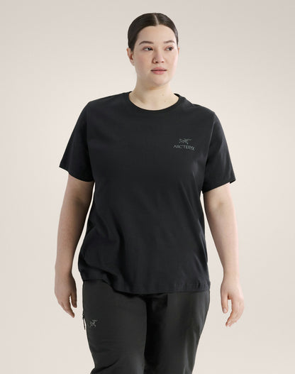 Arc'teryx Kragg SL Cotton Emblem Crew Shirt SS Women's - Black