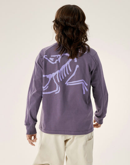 Arc'teryx Kragg Cotton Bird Crew Neck Shirt LS Women's - Lt Moondrop