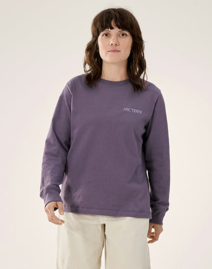 Arc'teryx Kragg Cotton Bird Crew Neck Shirt LS Women's - Lt Moondrop