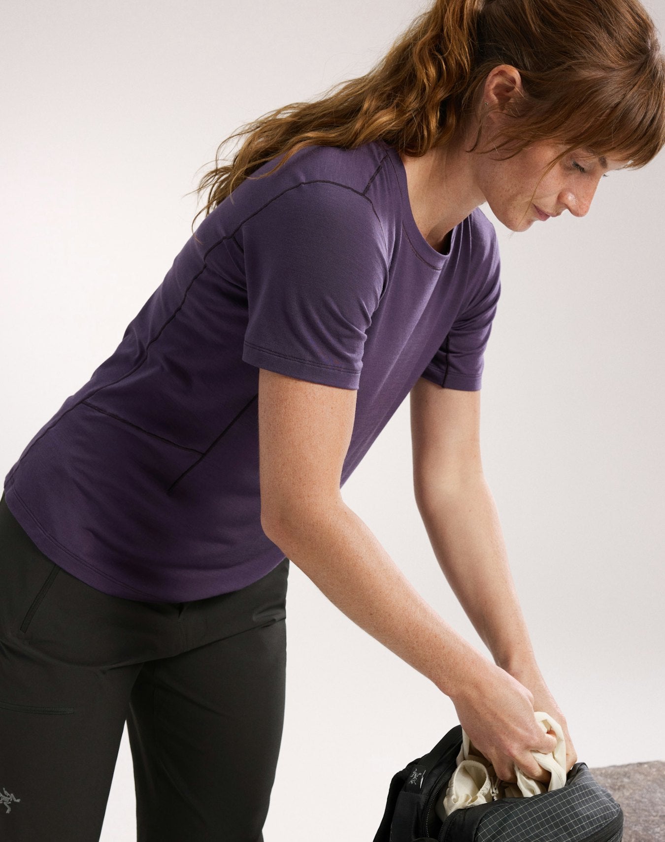 Arc'teryx Lana Merino Wool Crew Shirt SS Women's - Moondrop