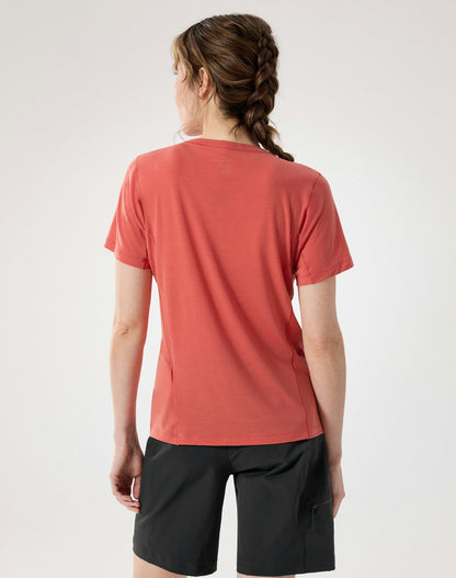 Arc'teryx Lana Merino Wool Crew Shirt SS Women's - Stone Red