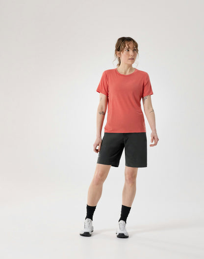Arc'teryx Lana Merino Wool Crew Shirt SS Women's - Stone Red