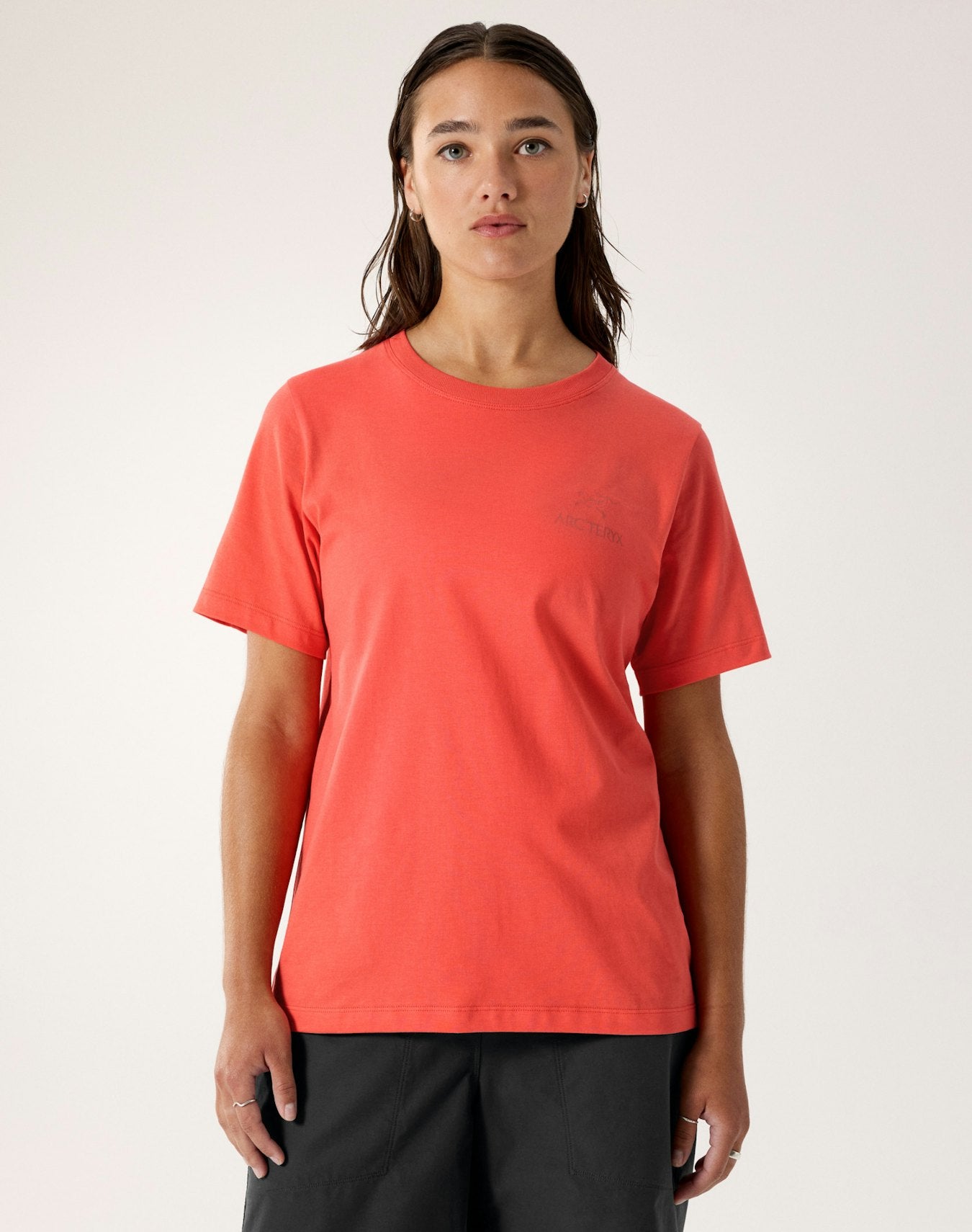Arc'teryx Kragg SL Cotton Emblem Crew Shirt SS Women's - Dk Reef