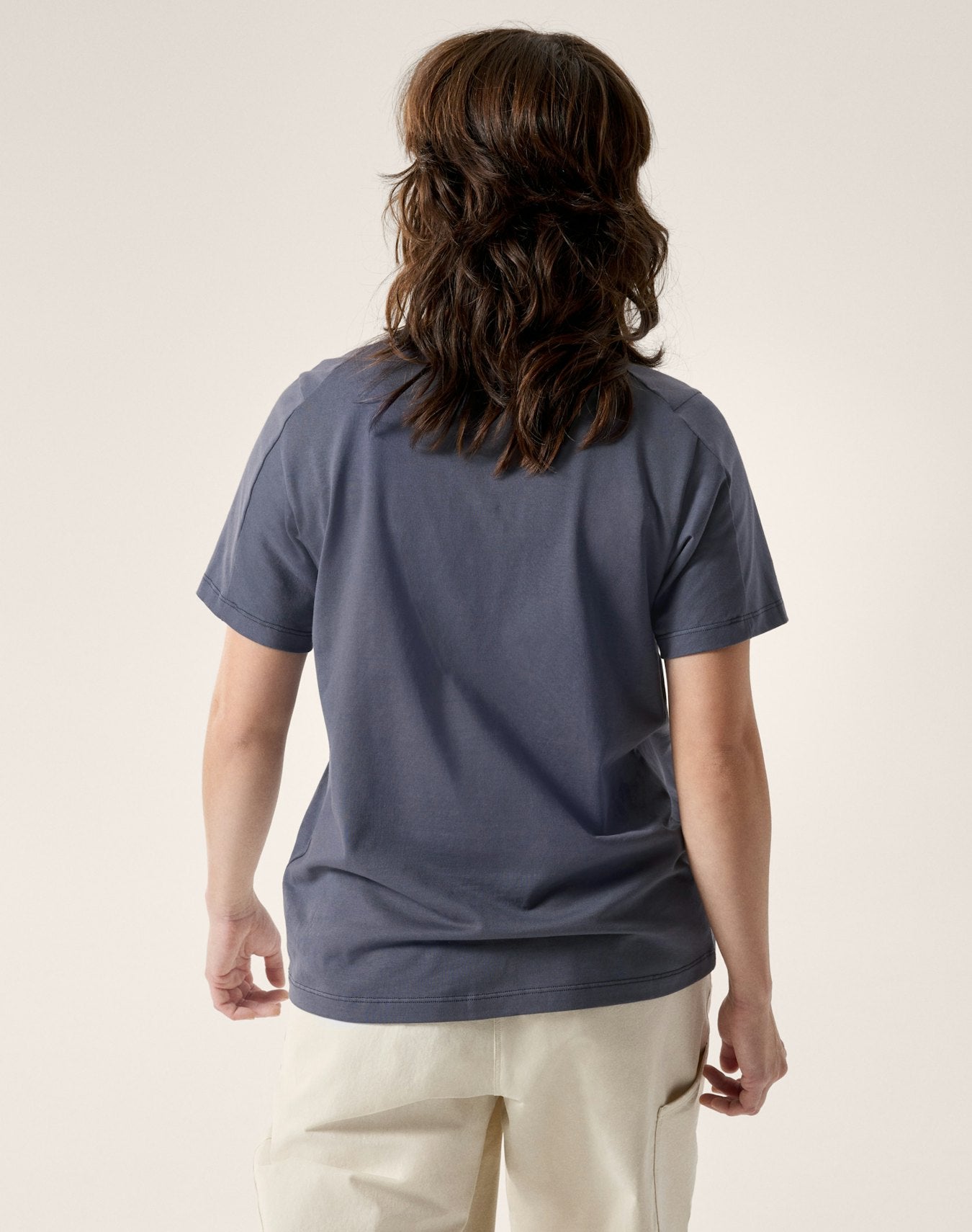 Arc'teryx Kragg SL Cotton Emblem Crew Shirt SS Women's - Dk Stratus
