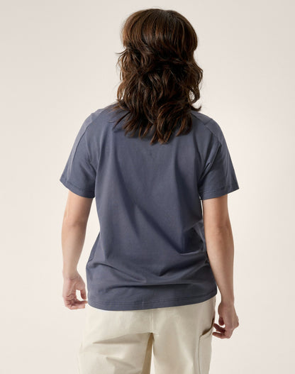 Arc'teryx Kragg SL Cotton Emblem Crew Shirt SS Women's - Dk Stratus