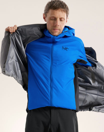 Arc'teryx Atom Hoody Men's Fluidity Blk Sapphire