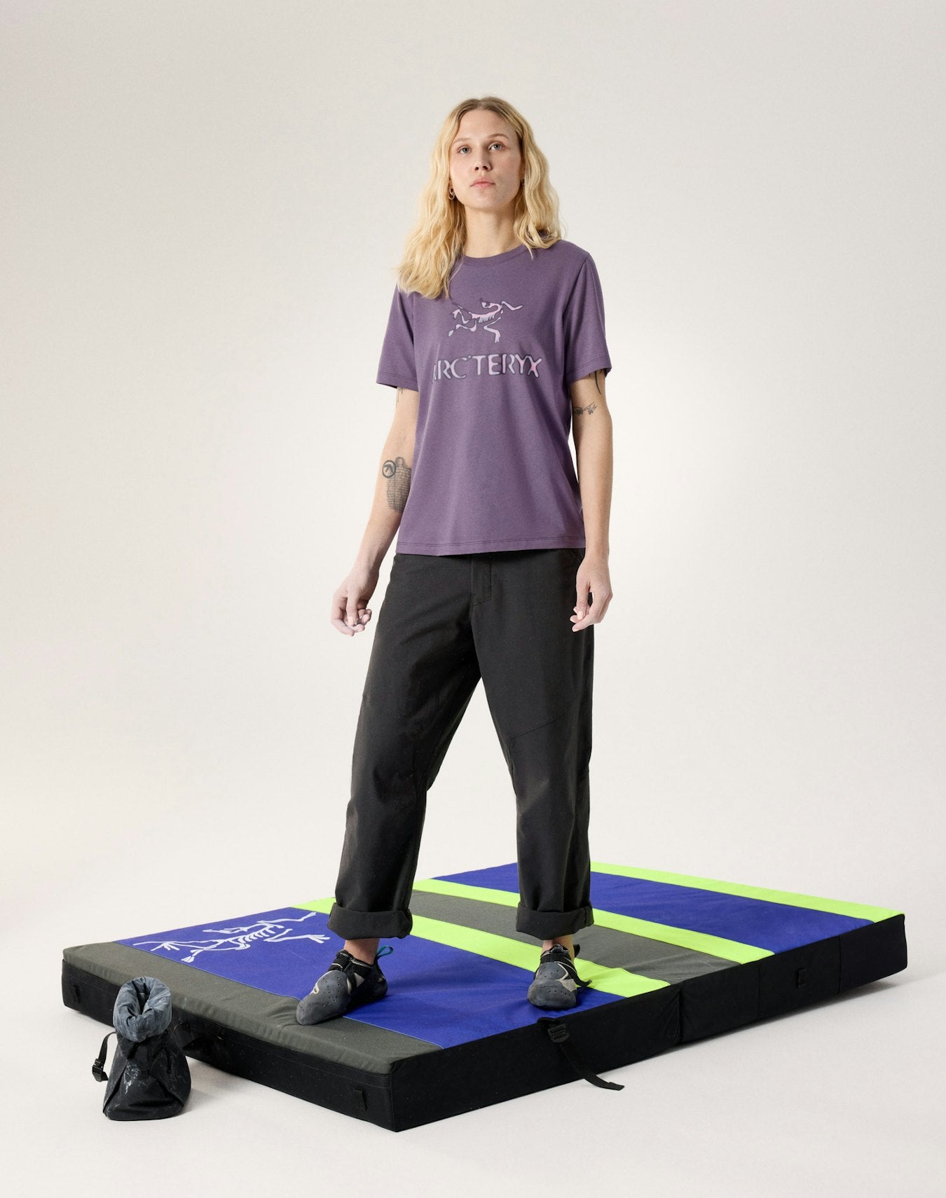 Arc'teryx Kragg SL Cotton Heatmap Crew Shirt SS Women's - Lt Moondrop
