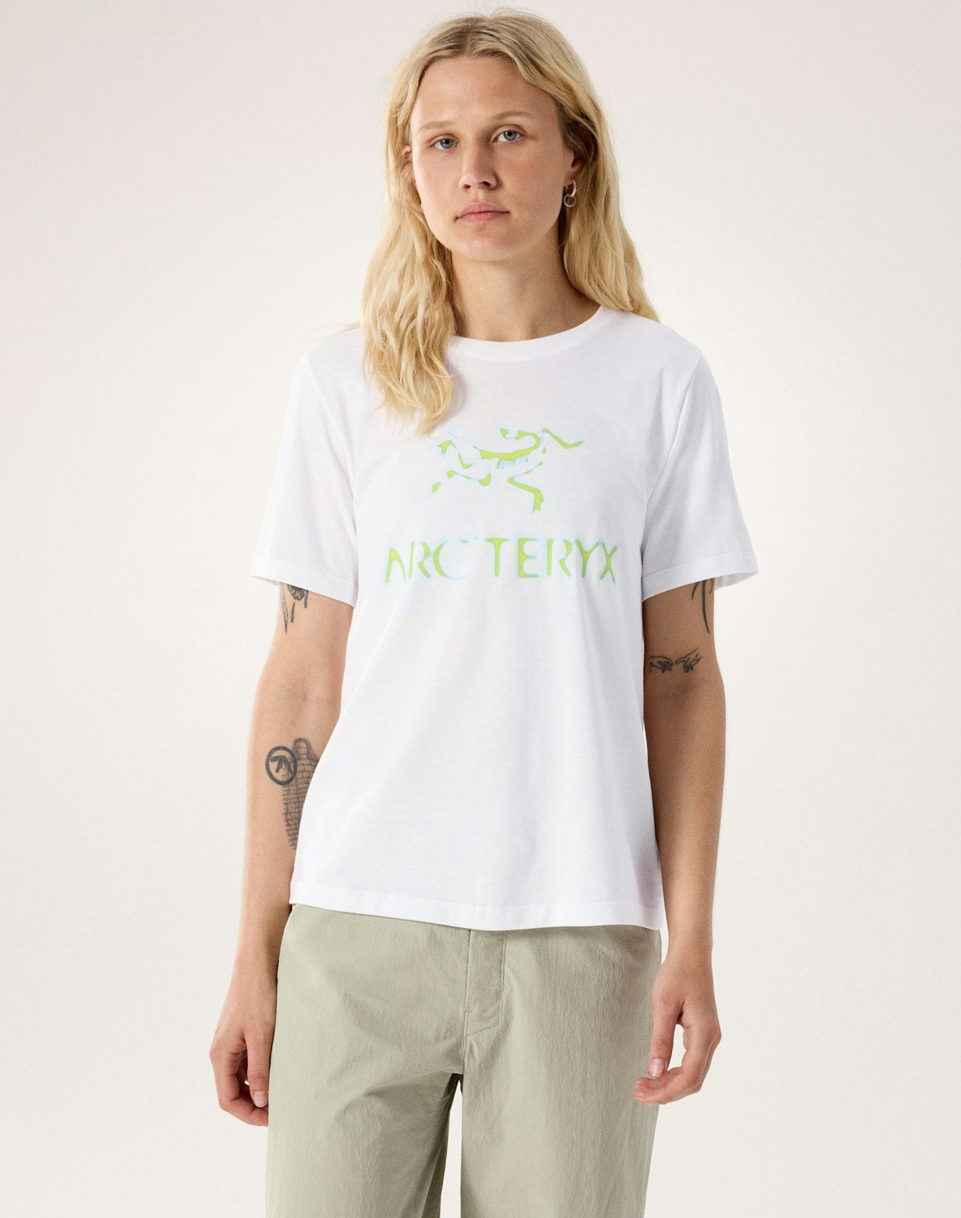 Arc'teryx Kragg SL Cotton Heatmap Crew Shirt SS Women's - White Light