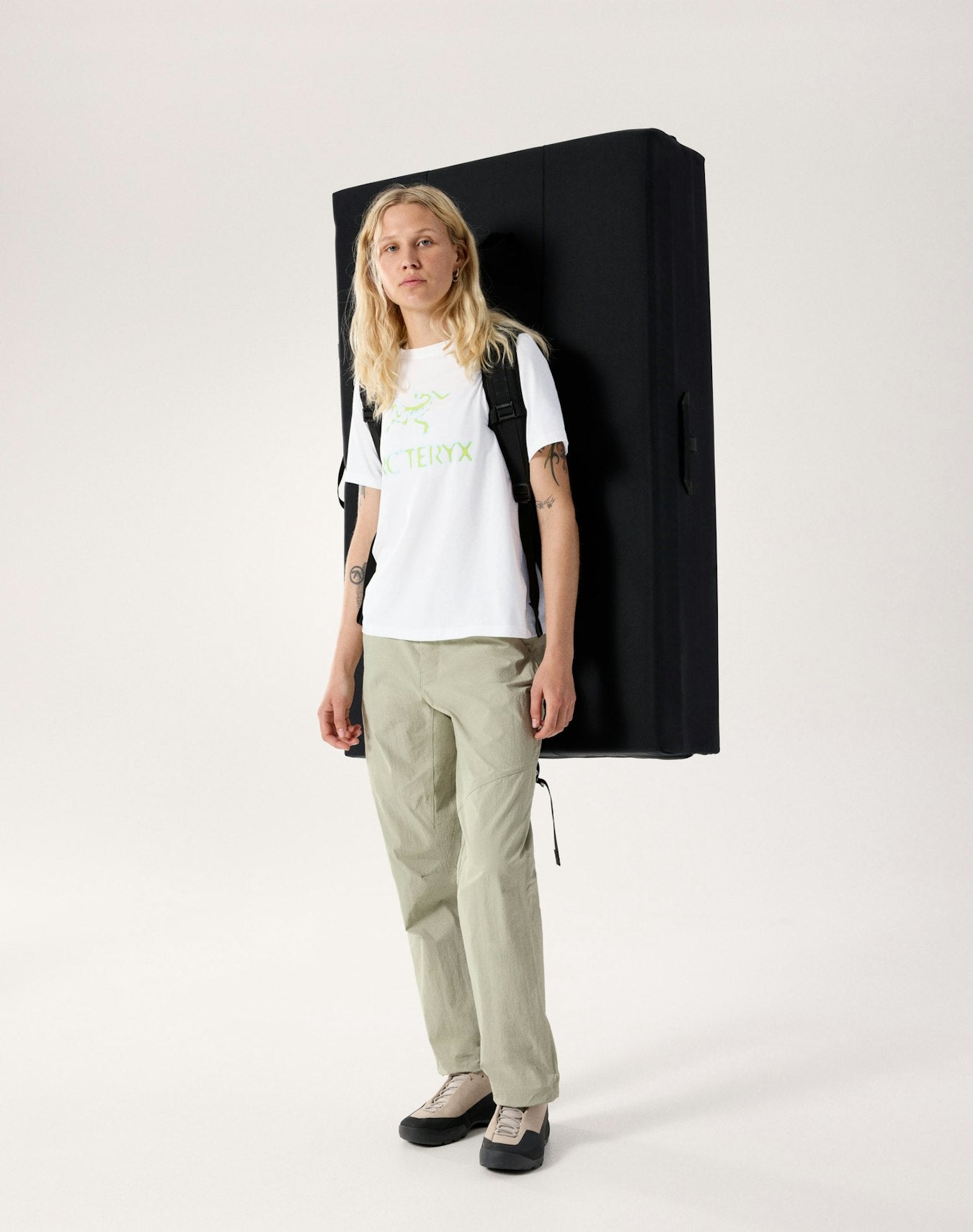 Arc'teryx Kragg SL Cotton Heatmap Crew Shirt SS Women's - White Light