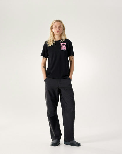 Arc'teryx Kragg SL Cotton Superbloom Crew Shirt SS Women's - Black
