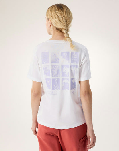 Arc'teryx Kragg SL Cotton Superbloom Crew Shirt SS Women's - White Light