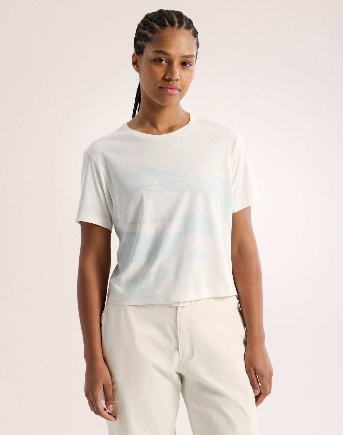 Arc'teryx Sunna Speed Bird Crop Shirt Women's - Arctic Silk