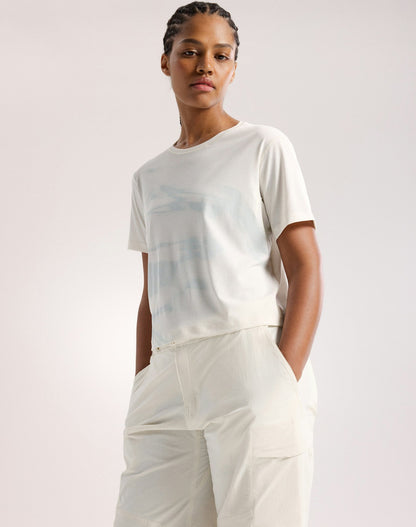 Arc'teryx Sunna Speed Bird Crop Shirt Women's - Arctic Silk