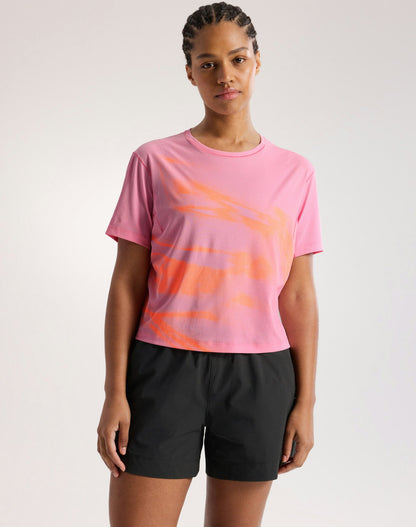 Arc'teryx Sunna Speed Bird Crop Shirt Women's - Pineberry