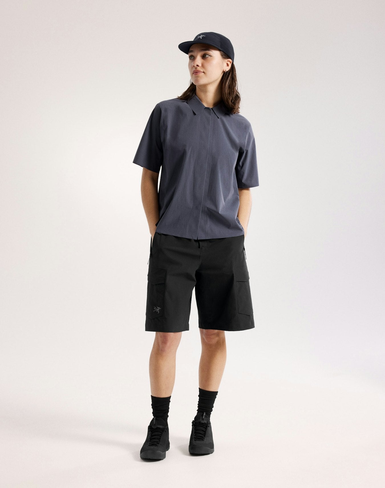 Arc'teryx Olia Shirt SS Women's - Dk Stratus