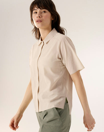 Arc'teryx Olia Shirt SS Women's - Sea Salt
