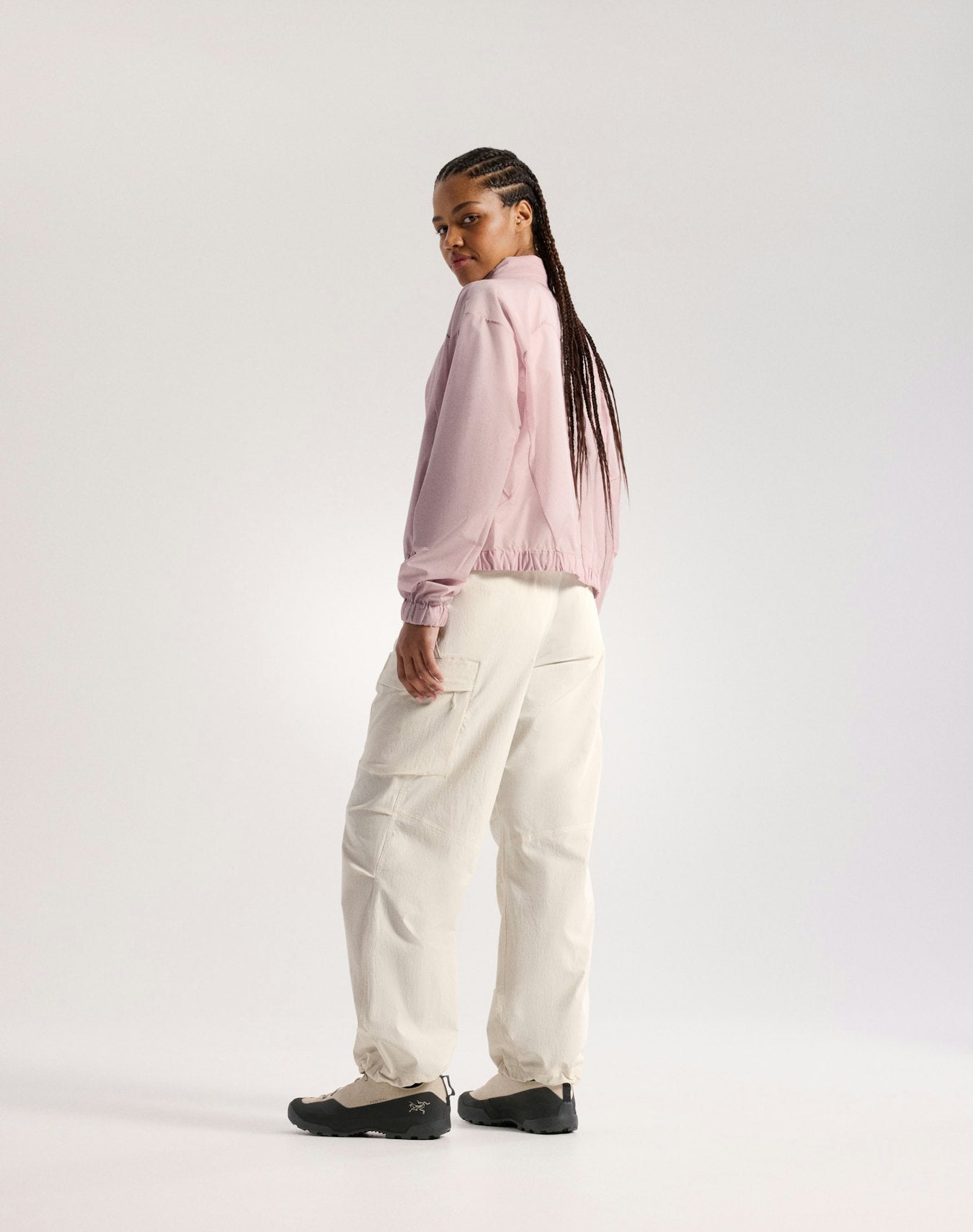 Arc'teryx Naya Cropped Stowhood Jacket Women's - Alpine Rose