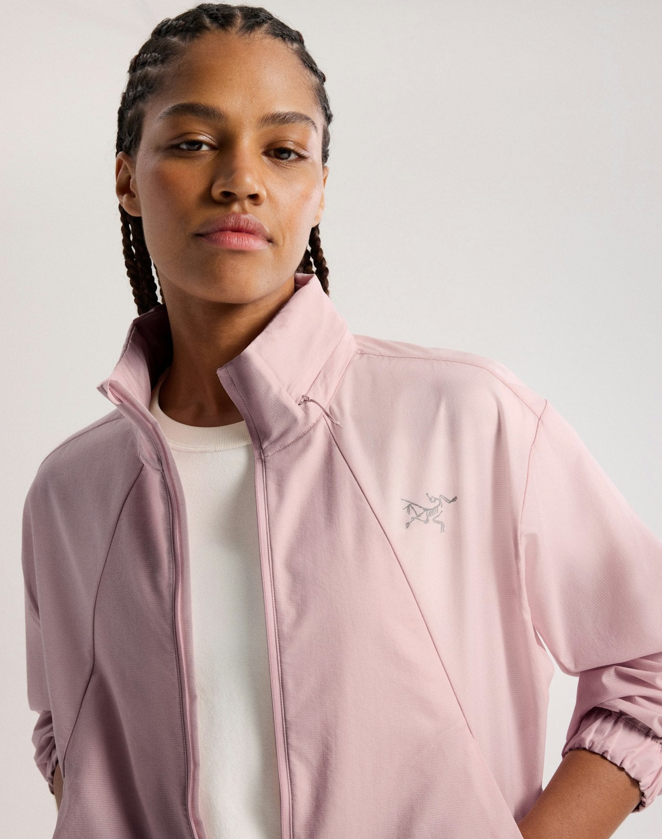 Arc'teryx Naya Cropped Stowhood Jacket Women's - Alpine Rose