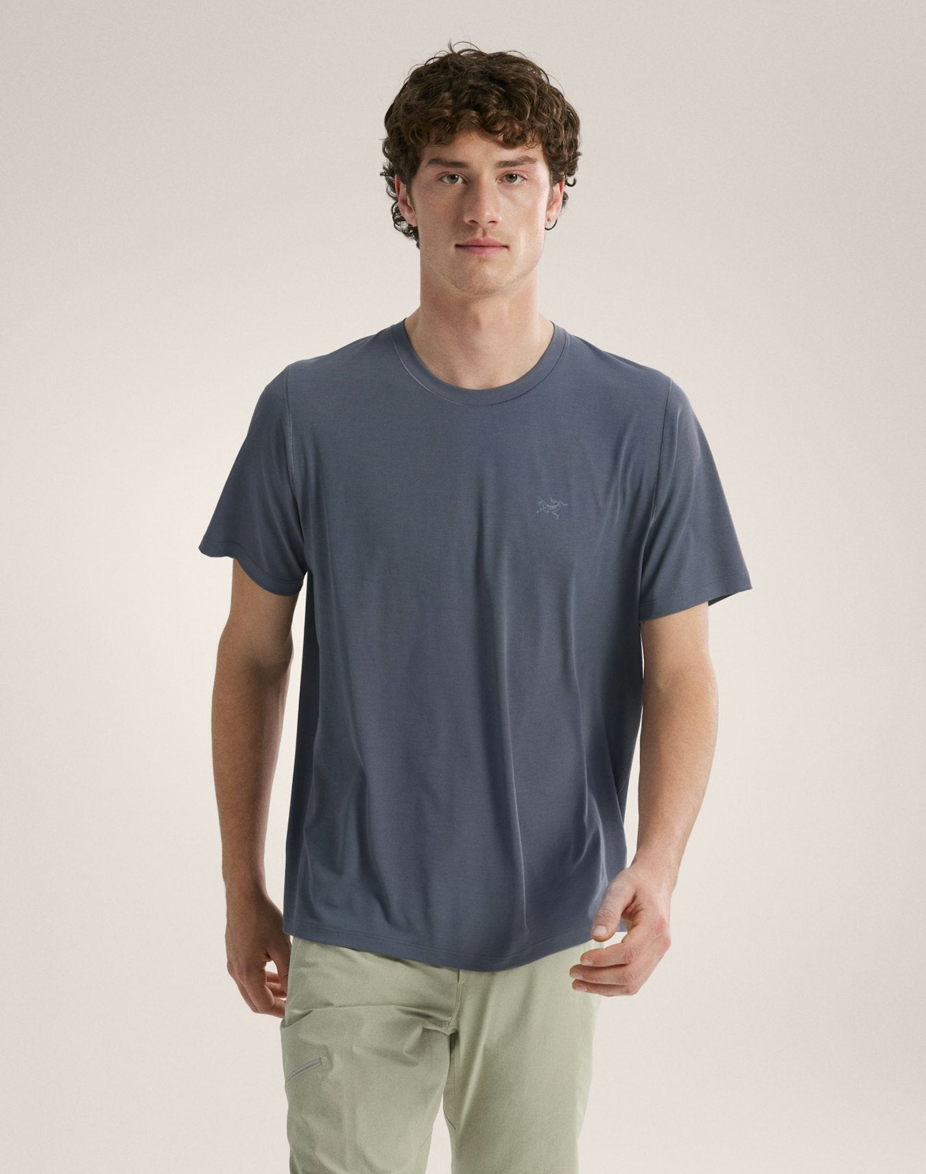 Arc'teryx Cormac Crew Neck Shirt SS Men's - Dk Stratus