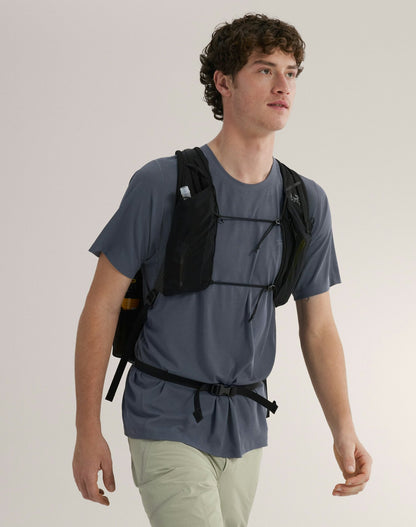 Arc'teryx Cormac Crew Neck Shirt SS Men's - Dk Stratus