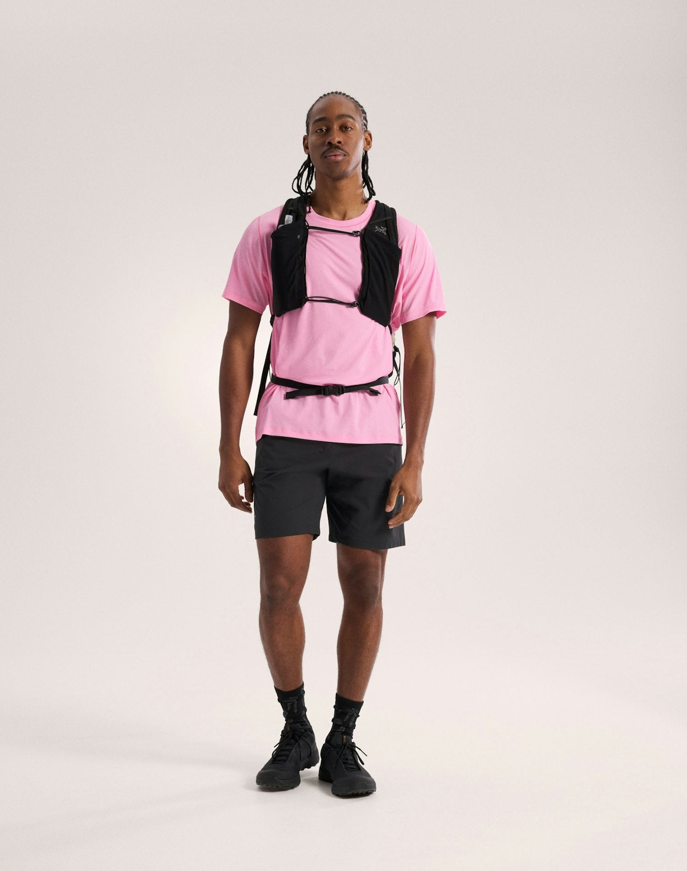 Arc'teryx Cormac Crew Neck Shirt SS Men's - Pineberry