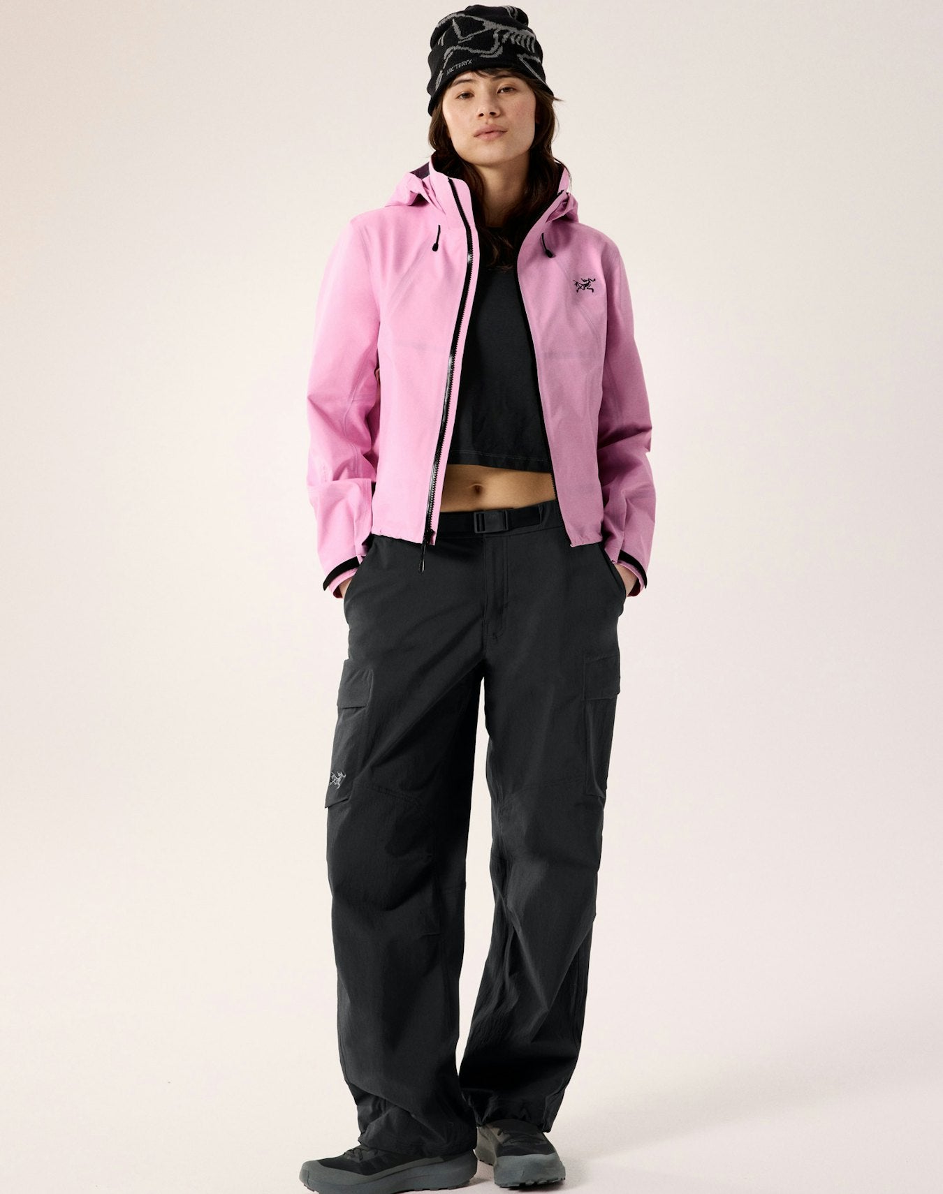 Arc'teryx Naya Cropped Jacket Women's - Pineberry / Black