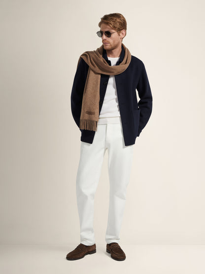 Zegna Jerseywear Wool And Cashmere Alpe Chore Jacket