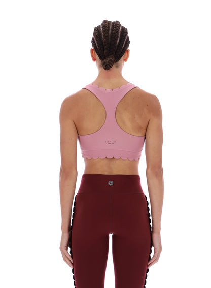 Ted Baker Sandra Scalloped Edge Racerback Yoga Bra Women's
