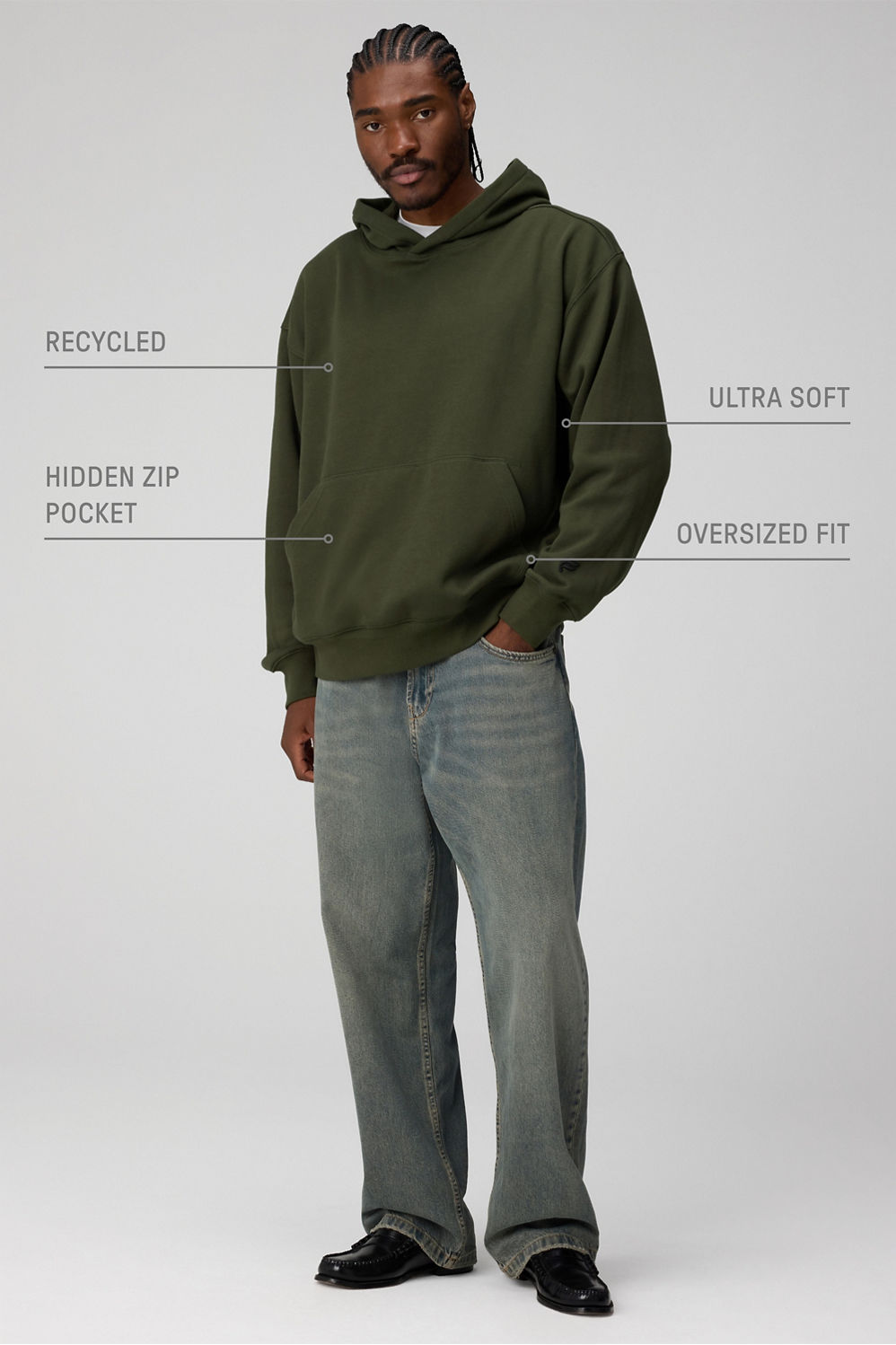 Fabletics The Go-To Hoodie (Oversized)