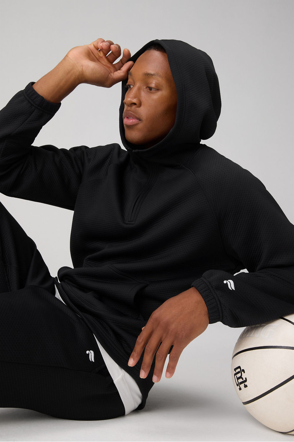 Fabletics The GridTech Quarter Zip Hoodie