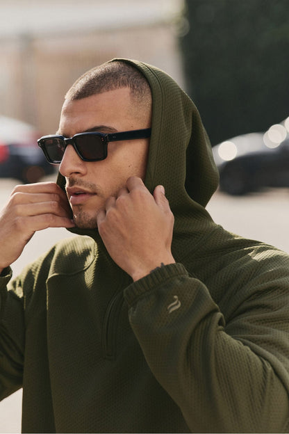 Fabletics The GridTech Quarter Zip Hoodie