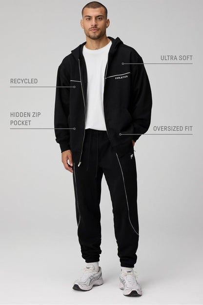 Fabletics The Go-To Full Zip Hoodie (Oversized)