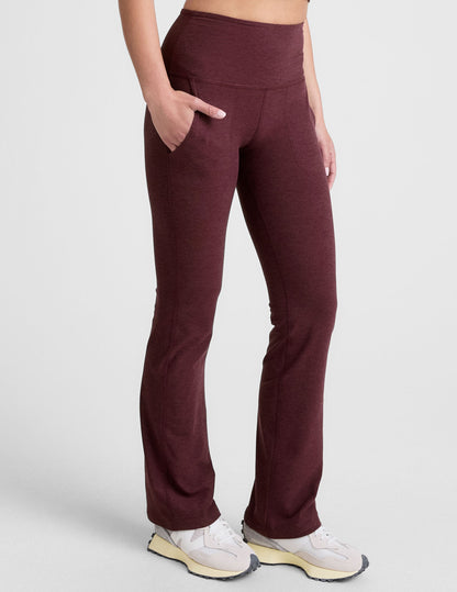 Beyond Yoga Spacedye High Waisted Practice Pocket Bootcut Pant 31 Women's