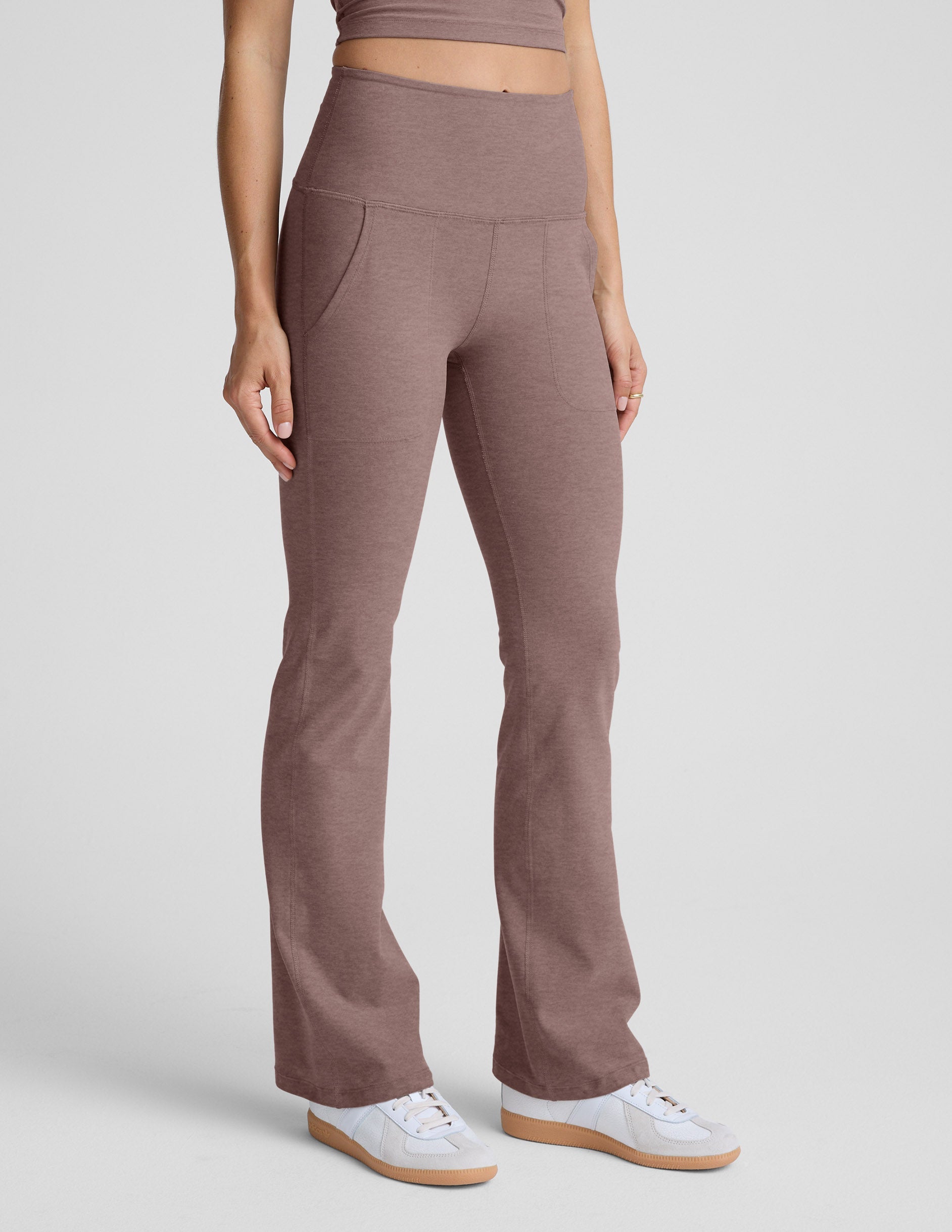 Beyond Yoga Spacedye High Waisted Practice Pocket Bootcut Pant 31 Women's