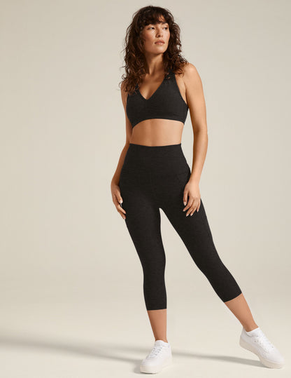 Beyond Yoga Spacedye Out Of Pocket High Waisted Capri Legging Women's