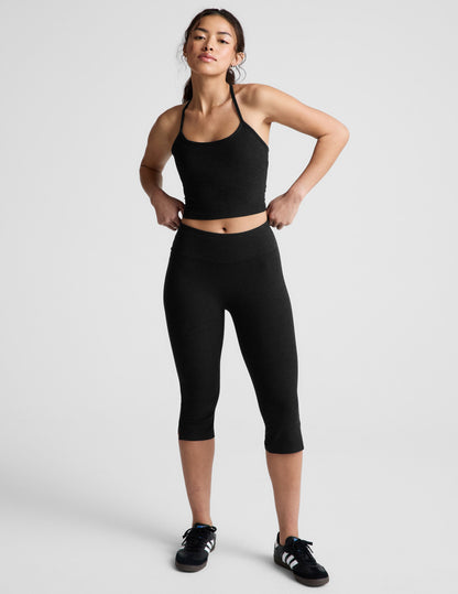 Beyond Yoga Spacedye MidRise Slit Pedal Pusher Legging Women's