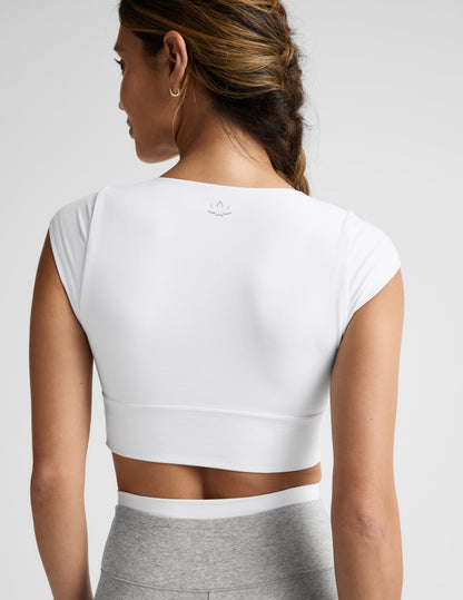 Beyond Yoga Spacedye Get It Twisted Cropped Tee Women's