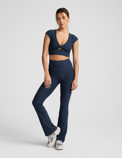 Beyond Yoga Spacedye Get It Twisted Cropped Tee Women's