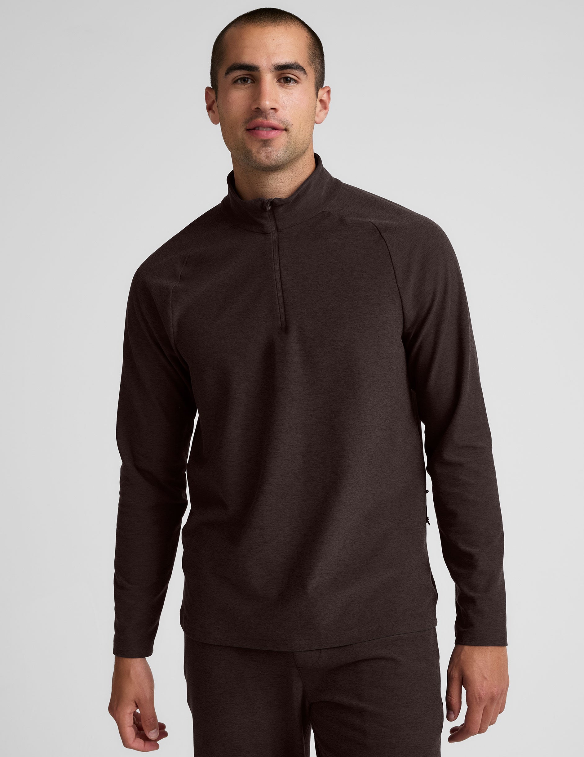 Beyond Yoga Spacedye Terrain Mens Quarter Zip Pullover