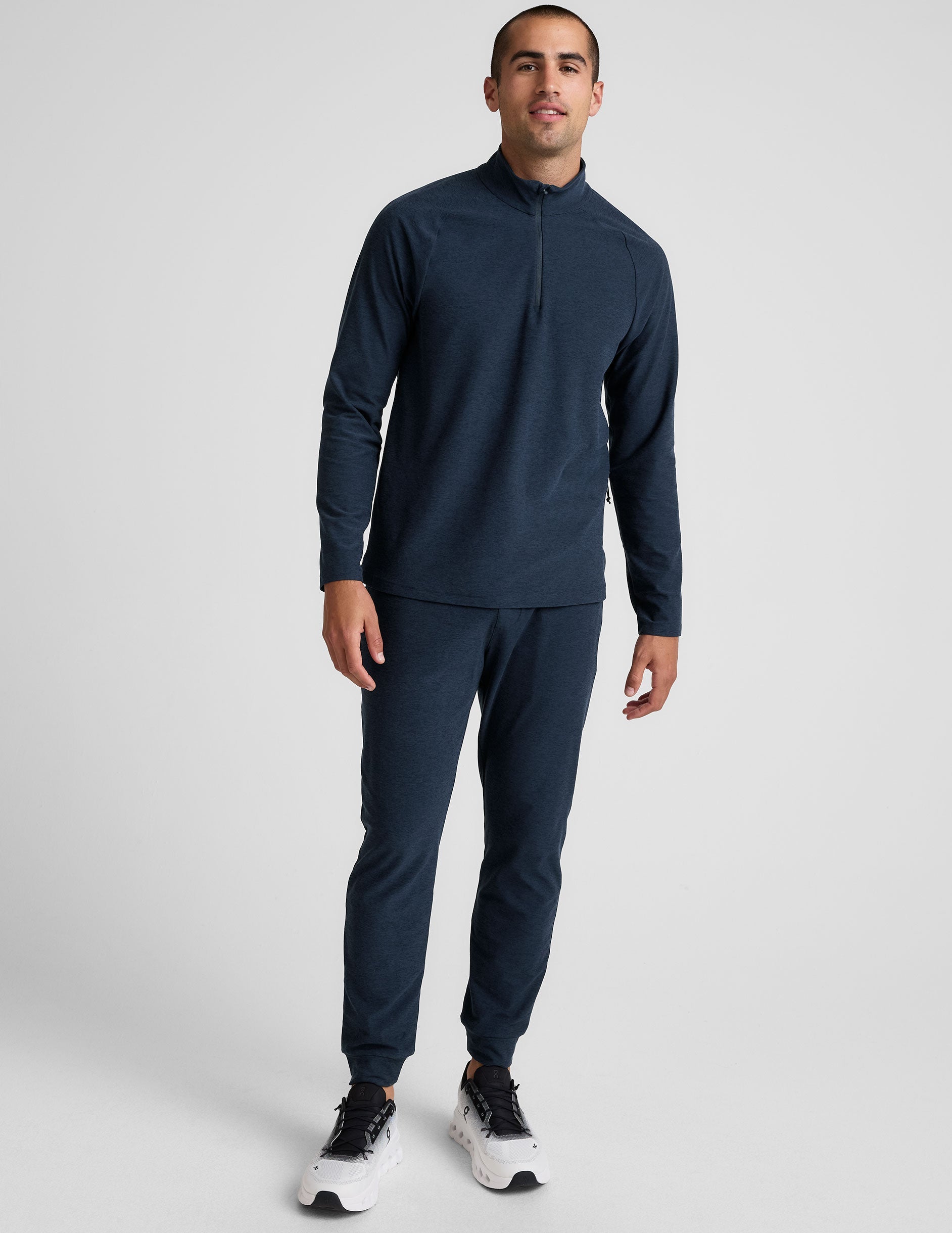 Beyond Yoga Spacedye Terrain Mens Quarter Zip Pullover