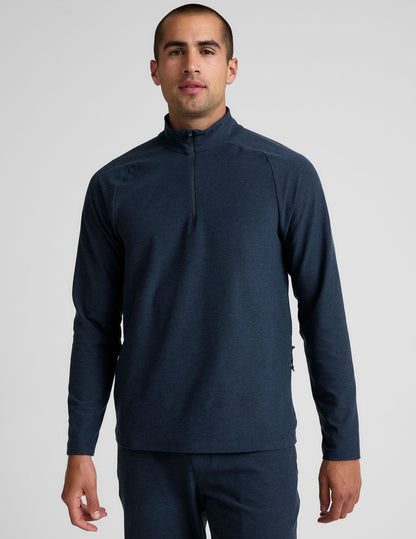 Beyond Yoga Spacedye Terrain Mens Quarter Zip Pullover