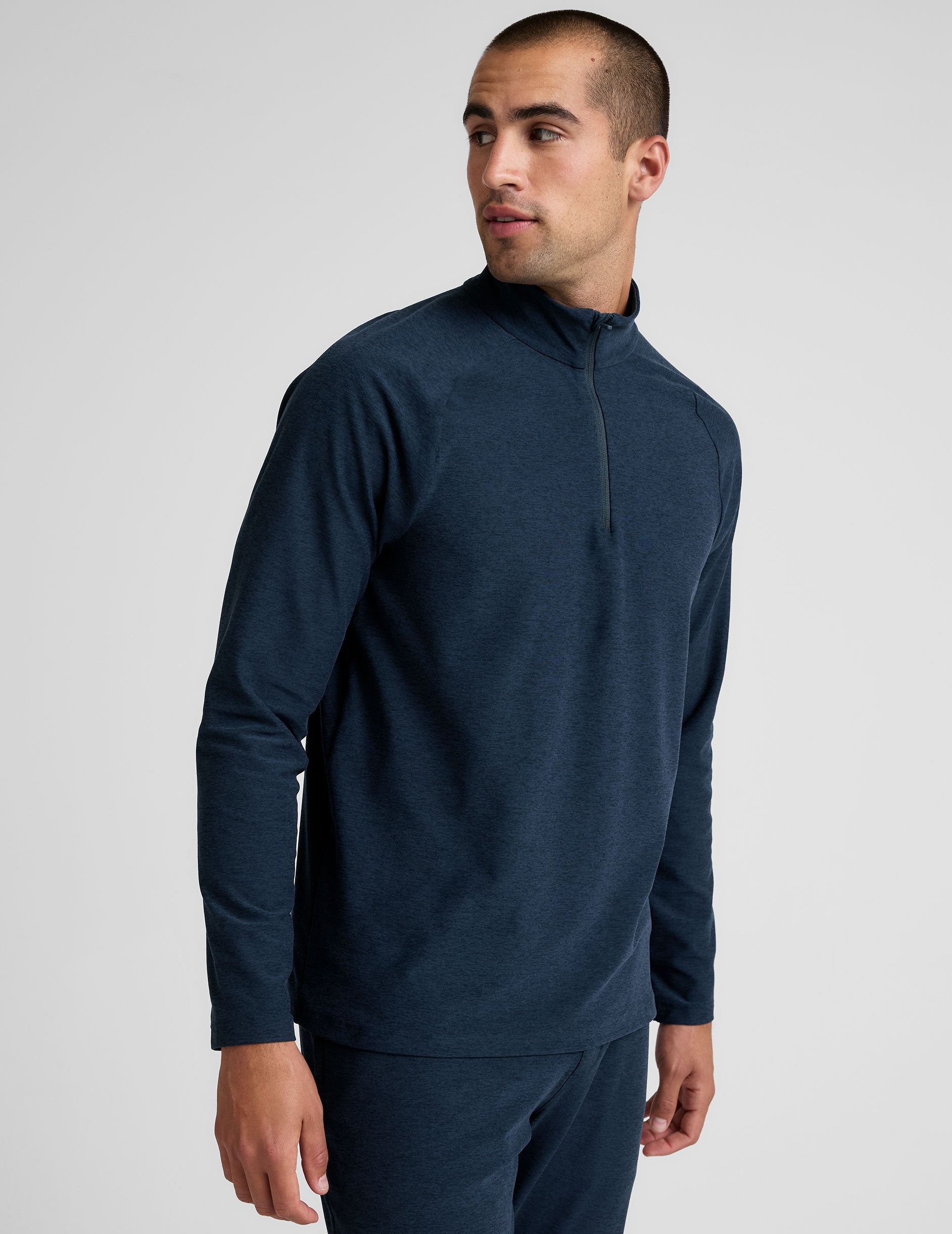 Beyond Yoga Spacedye Terrain Mens Quarter Zip Pullover