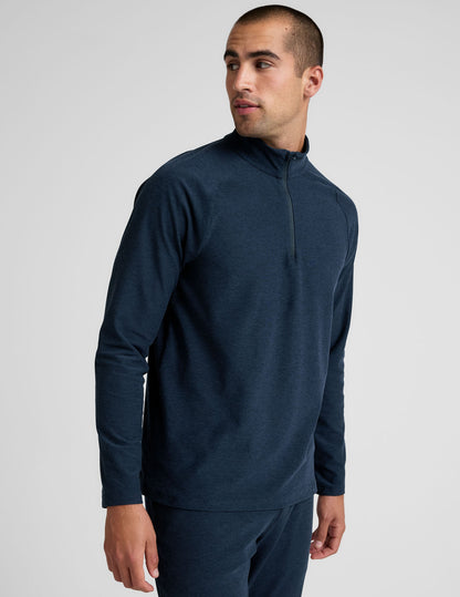 Beyond Yoga Spacedye Terrain Mens Quarter Zip Pullover