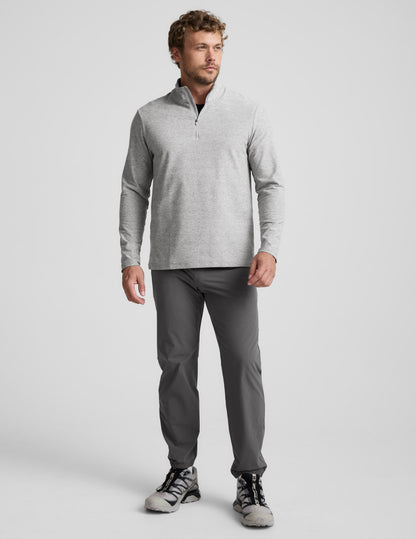 Beyond Yoga Spacedye Terrain Mens Quarter Zip Pullover