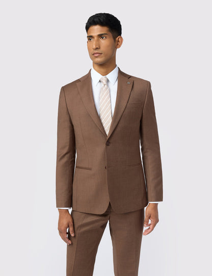 Ted Baker Eliotj Flannel Wool Rich Slim Suit Jacket