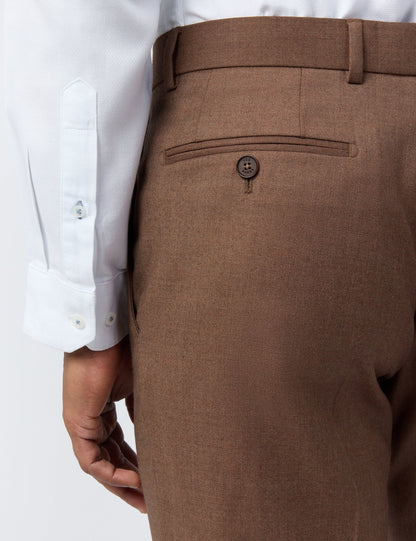 Ted Baker Eliott Flannel Wool Rich Slim Suit Trousers