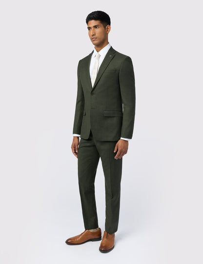 Ted Baker Learj Flannel Wool Rich Slim Suit Jacket