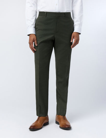 Ted Baker Leart Flannel Wool Rich Slim Suit Trousers