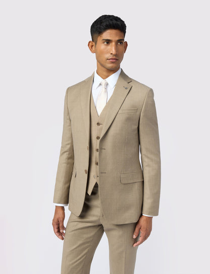 Ted Baker Larkinj Flannel Wool Rich Slim Suit Jacket